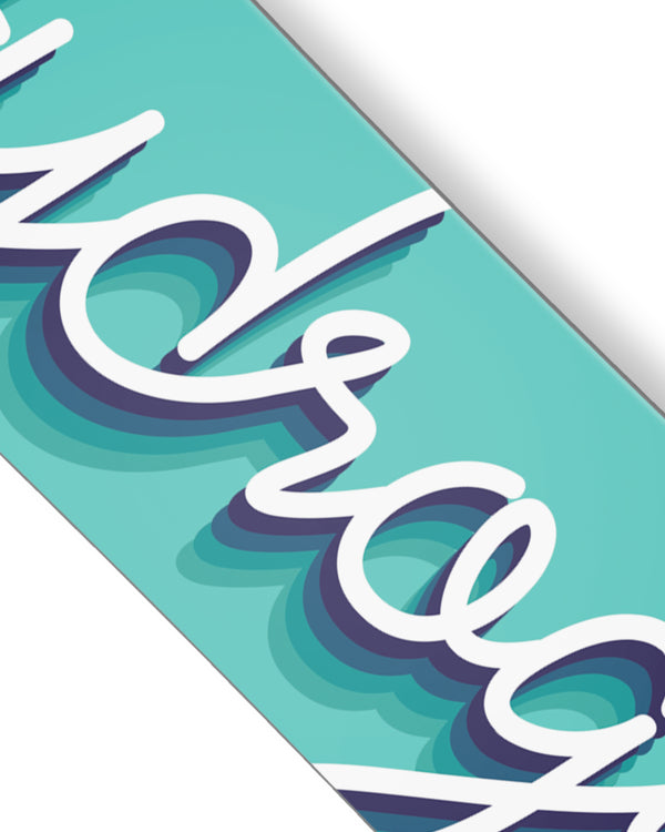 Hydrogen snowboard close up